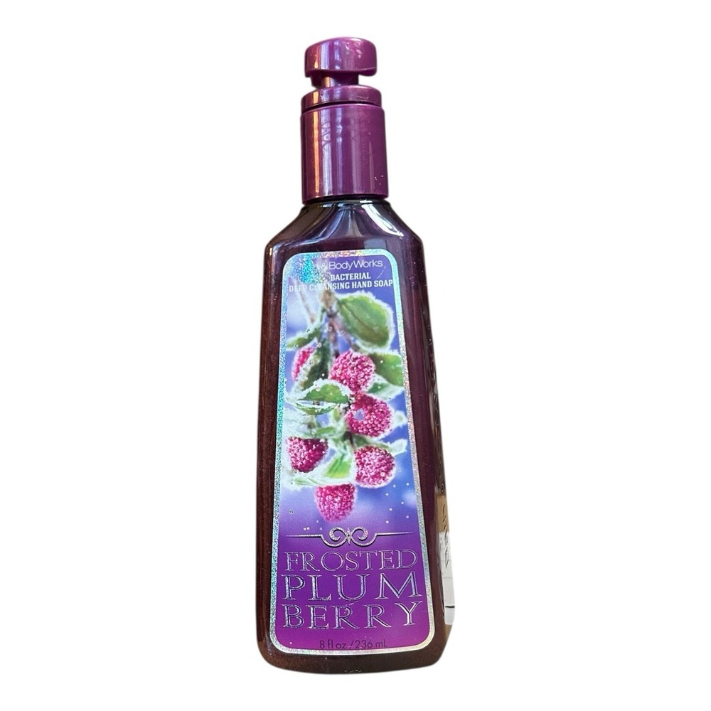 BATH & BODY WORKS Frosted Plum Berry 8oz Hand Soap Discontinued Anti Bacterial